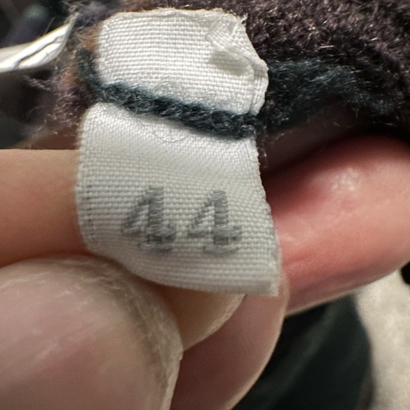 Cividini Women 44 M Sweater Cashmere Funnel Neck Half Sleeve Striped Multicolor - Picture 8 of 10